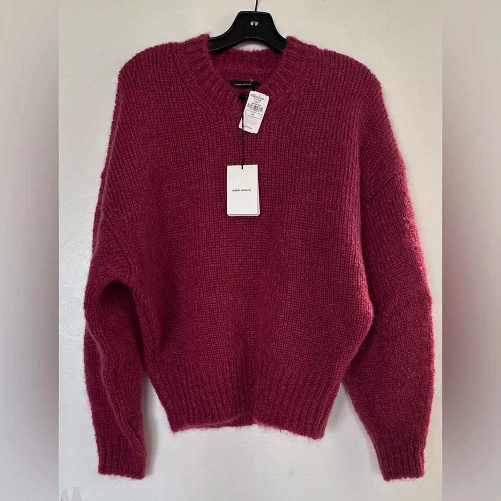 Isabel Marant Elise Blouson Sleeve Sweater
In Raspberry - Picture 2 of 7